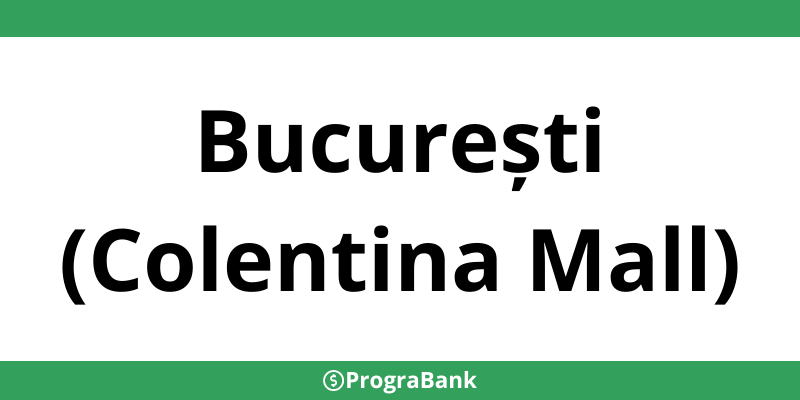 Contact sucursale CEC Bank în București (Colentina Mall) - Program și telefon