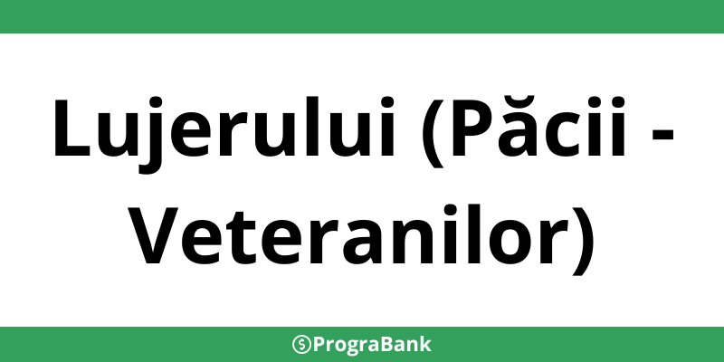 Contact sucursale CEC Bank în Lujerului (Păcii - Veteranilor) - Program și telefon