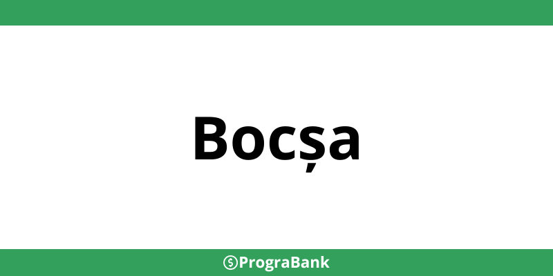 Contact sucursale CEC Bank în Bocșa - Program și telefon