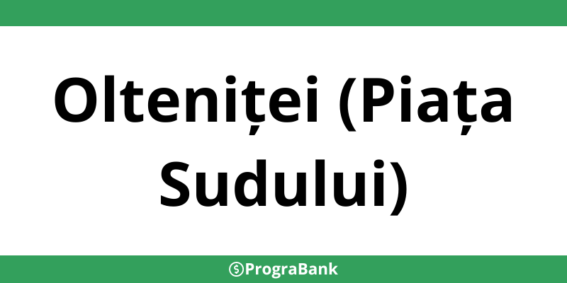 Contact sucursale CEC Bank în Olteniței (Piața Sudului) - Program și telefon